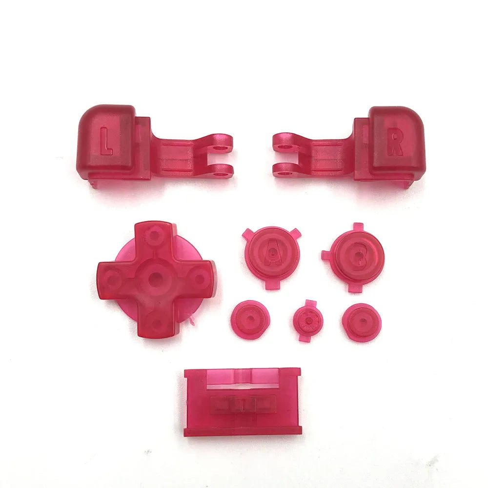 For GameBoy Advance SP Plastic Full Button Set For GBA SP A B Select Start Power ON/OFF L R Buttons Kit D Pad Game console repair parts