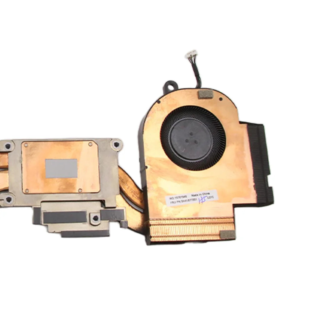 Original For Lenovo ThinkPad P15 Gen 2 Laptop Fan Heatsink N20P CPU Cooler Cooling FRU:5H41B77203 5H41B77201 Lenovo laptop repair parts