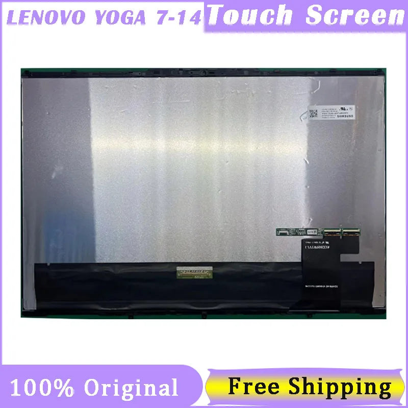14 Inch Touch Screen For Lenovo Yoga 7 14IAL7 82QE Yoga 7 14ARB7 82QF LCD Display Replacement Assembly 2240X1400 2880X1800 OLED Lenovo laptop repair parts