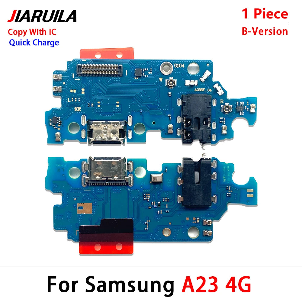 10Pcs, USB Charging Port Dock Charger Connector Board Flex Cable For Samsung A13 A23 A33 A53 A52 A72 A14 A24 A34 A54 4G 5G Samsung phone repair parts