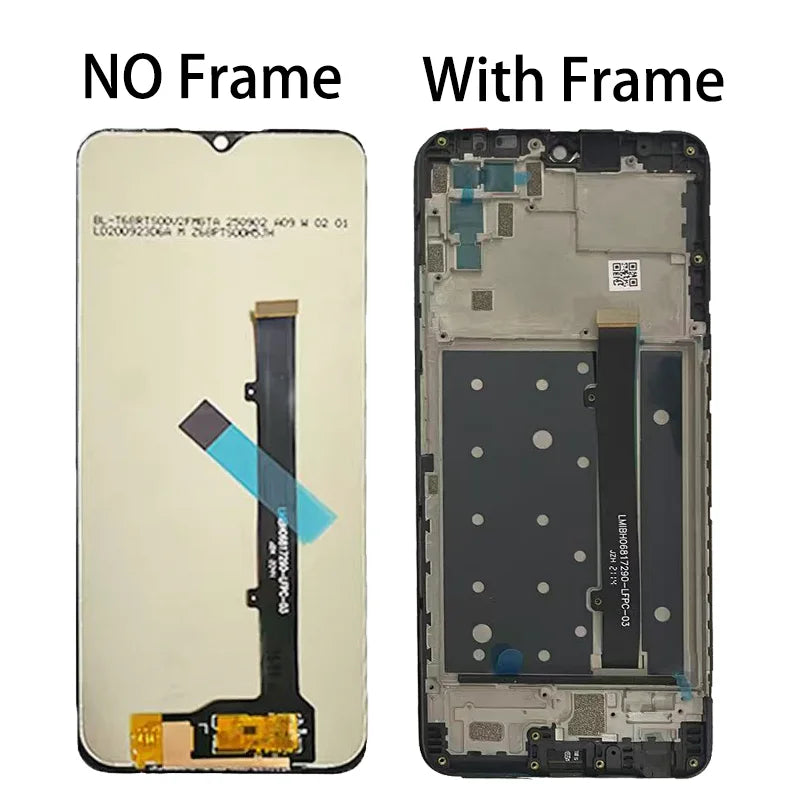 6.82" Screen For ZTE Blade V2020 Smart LCD 8010 Display Touch Screen Digitizer Assembly For ZTE V30 Vita LCD 8030 Screen ZTE phone repair parts