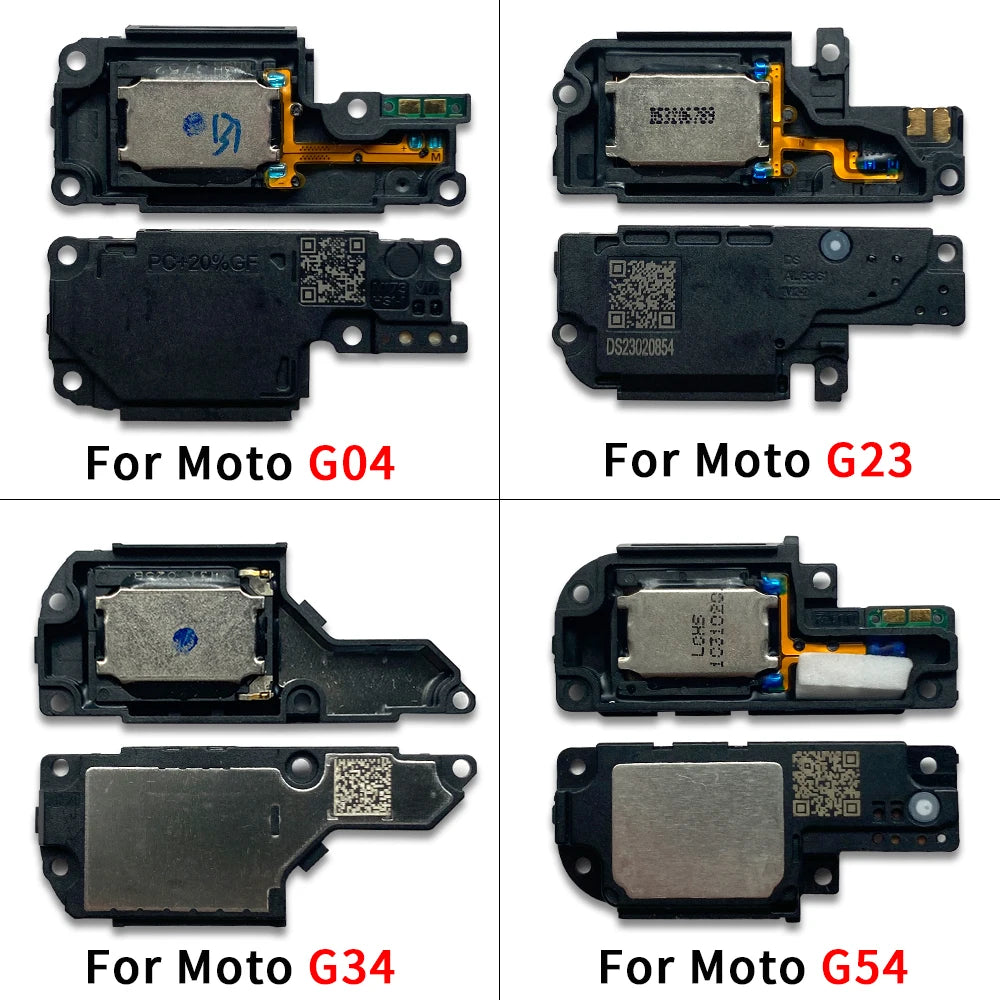 10Pcs, Loud Speaker Buzzer Ringer Accessories For Motorola Moto G13 G23 G53 G04 G14 G24 G34 G54 G40 G22 G32 G52 G72 G73 G42 G82 Motorola phone repair parts