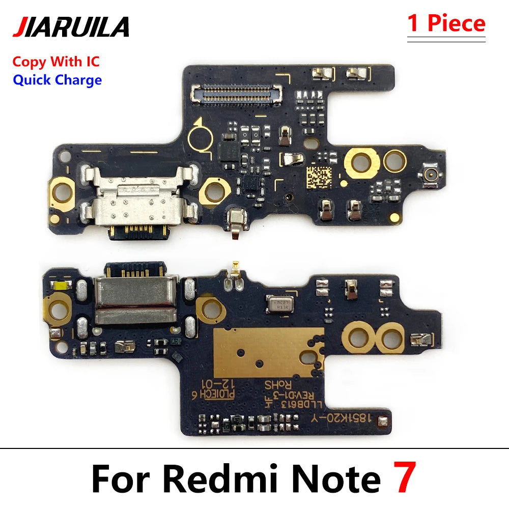 10Pcs, Charger Board Flex For Xiaomi Redmi Note 7 8 8T 9 9s 10 10s 11 12 Pro 4G 5G USB Port Connector Dock Charging Flex Cable Xiaomi  Xiao mi phone repair parts