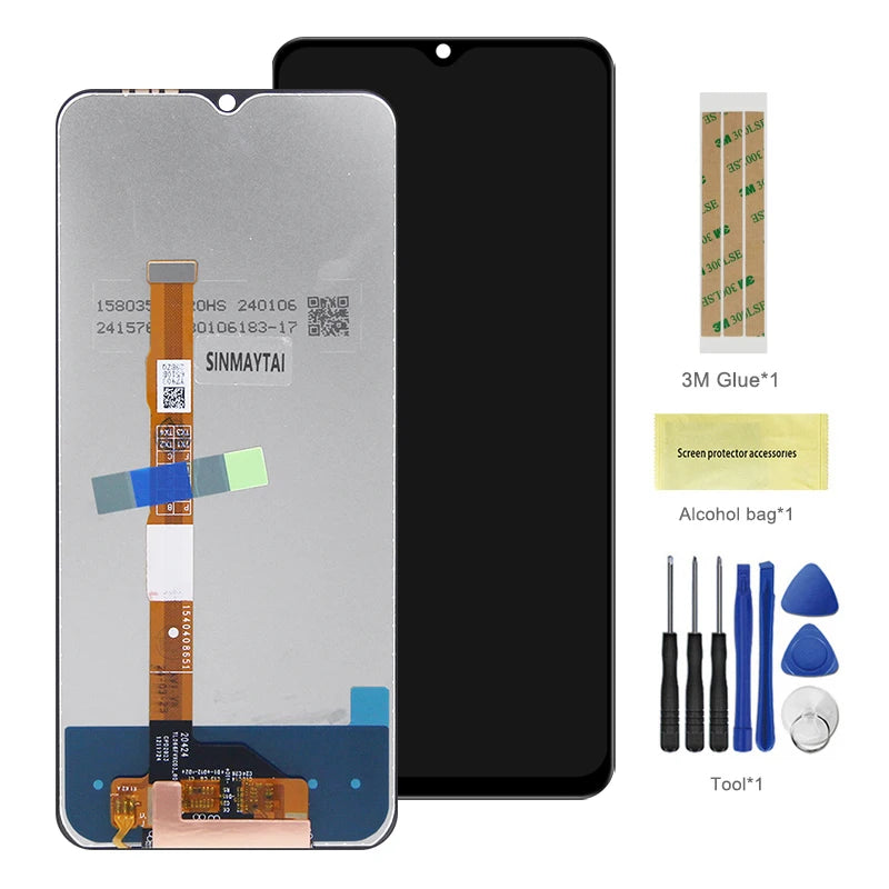 6.58'' Y72 5G Display Screen For Vivo Y72 LCD V2041 Display Touch Digitizer Assembly Replacement Parts With Frame LCD Screen Vivo phone repair parts