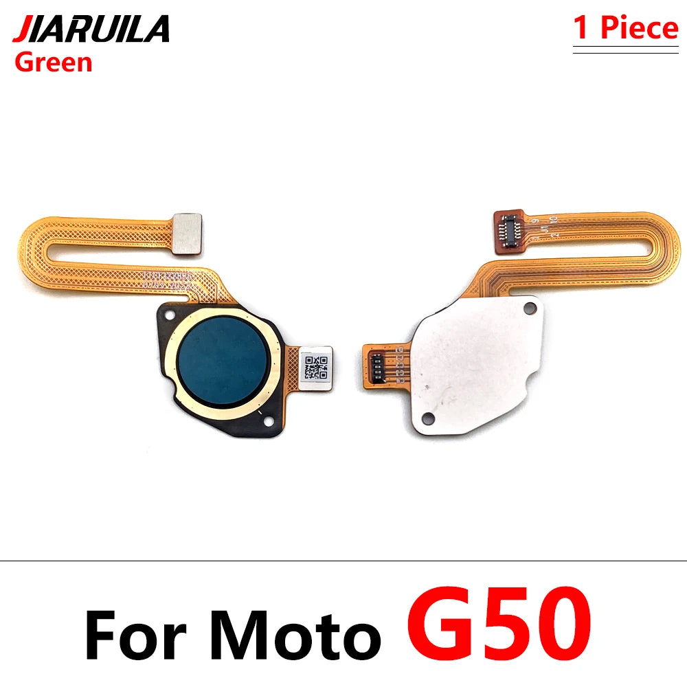 10Pcs/Lot,  Fingerprint Sensor Home Return Key Menu Button Flex Cable For Moto G10 G20 G30 G50 G60 G60s Motorola phone repair parts