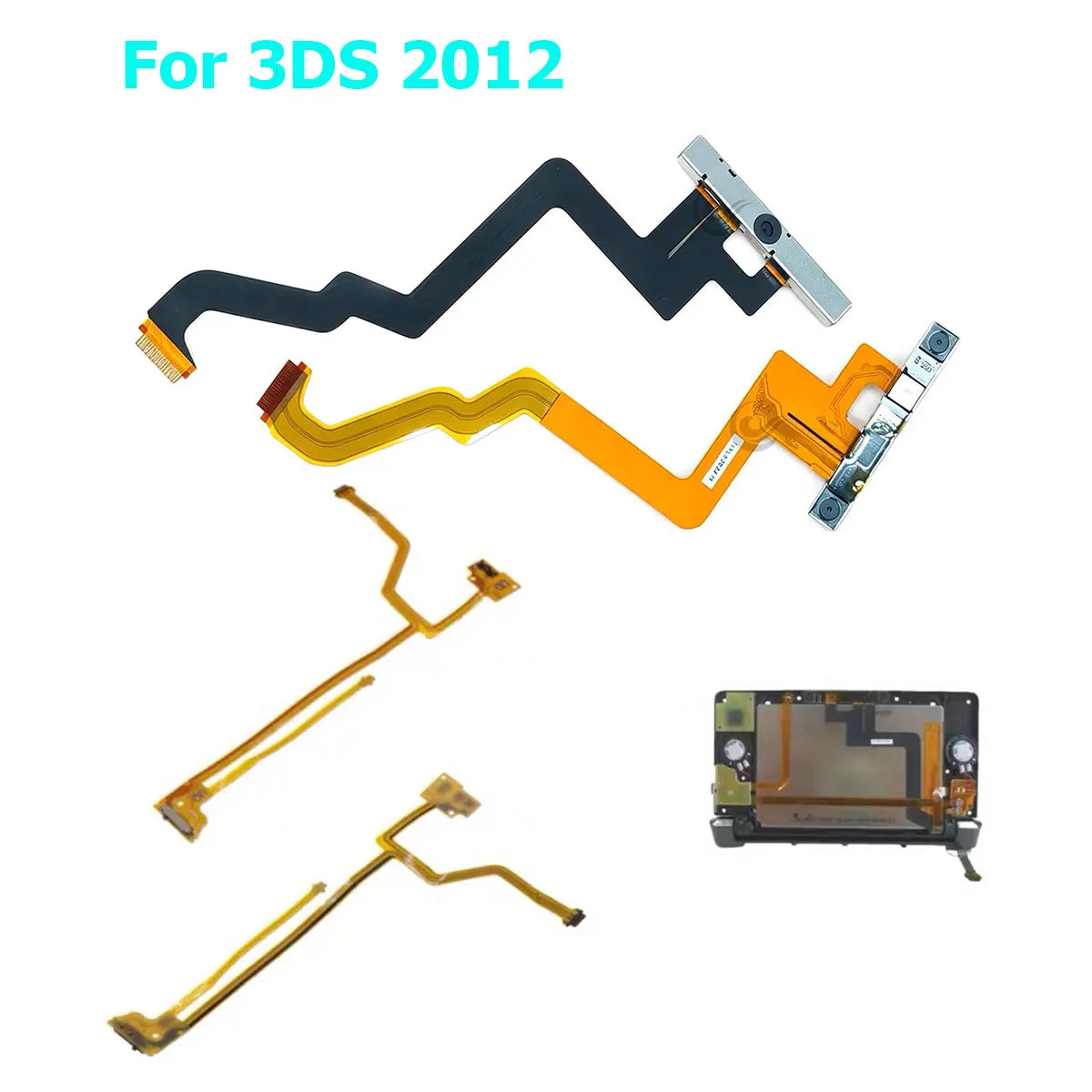 1-5PCS Replacement for Nintend 3DS Speaker Volume Ribbon Cable Front Camera Lens Module Flex Cable for 3DS 2012  Game console repair parts