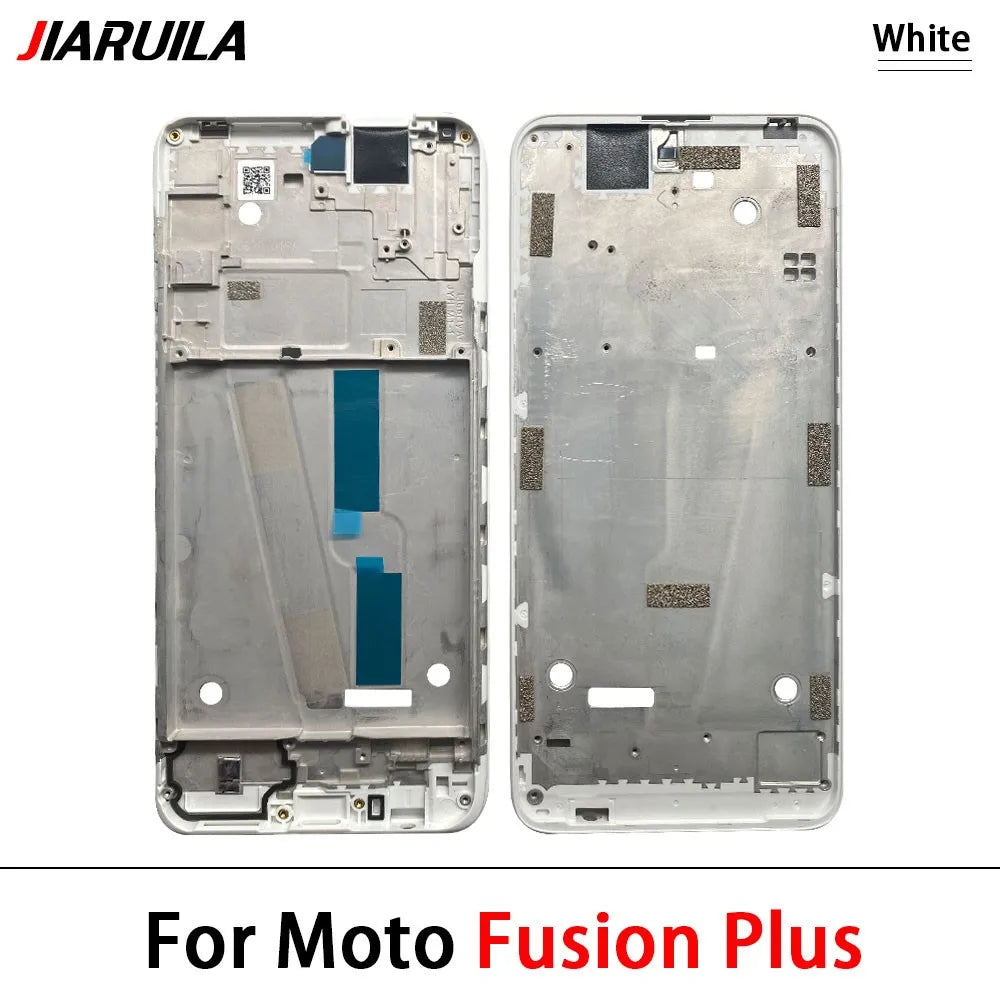 New For Motorola Moto One Action Visoin Fusion Plus Hyper Macro Front Housing LCD Display Bezel Middle Frame Motorola phone repair parts