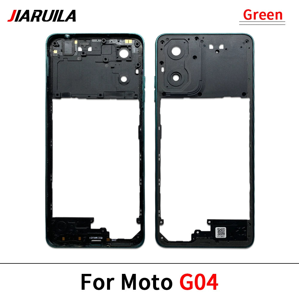 New Middle Frame Holder Housing Bezel Plate For Motorola Moto G04 G23 G34 G53 G54 G62 G72 G73 5G Replacement Repair Parts Motorola phone repair parts