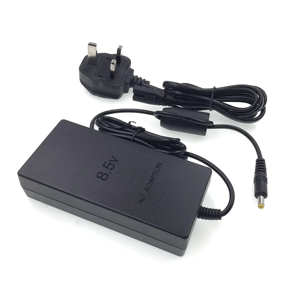 For PS2 Replacement AC Adapter Charger Cable Cord 110V‑240V DC 8.5V For PS2 Slim Console UK Plug Game console repair parts