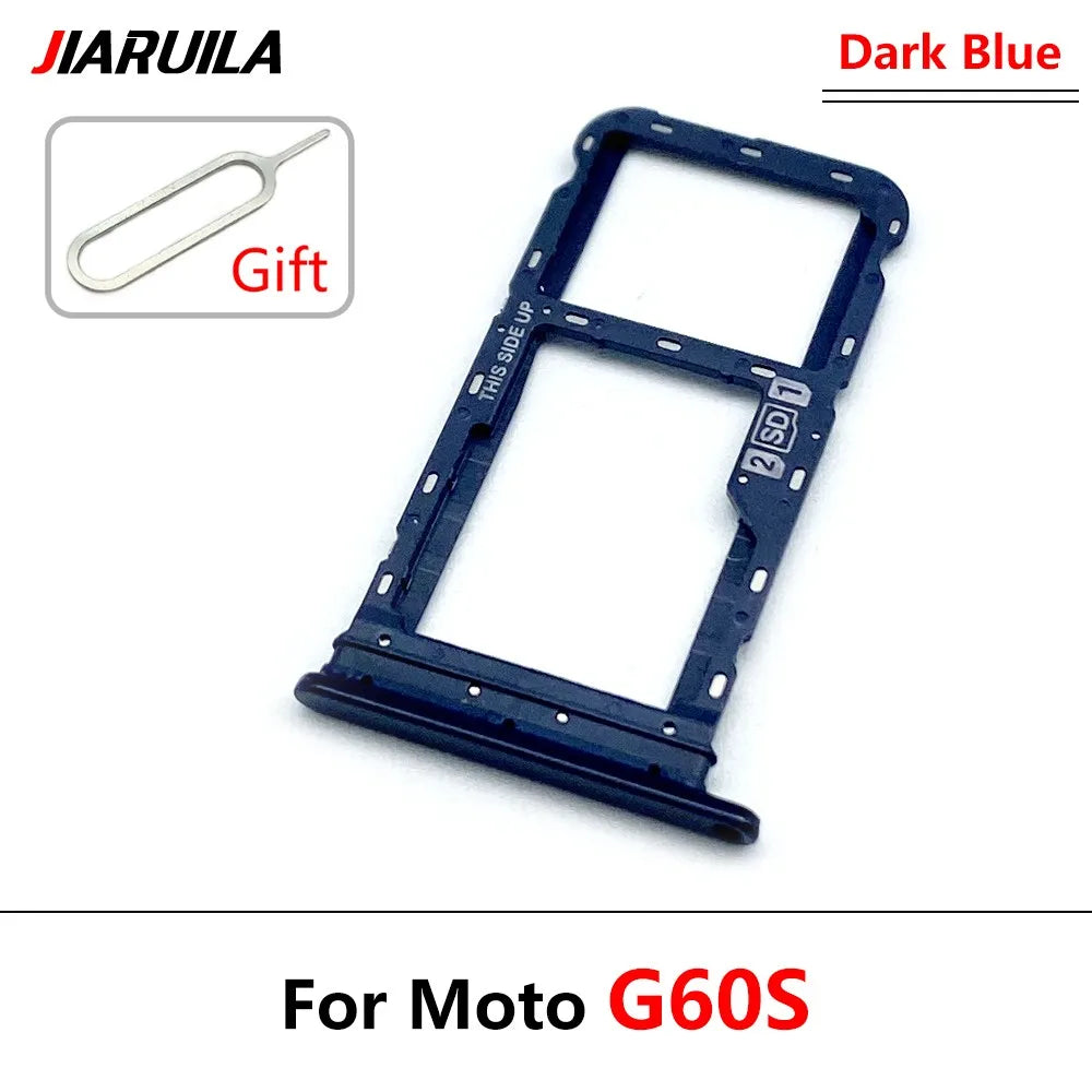 10Pcs/Lot, New For Motorola Moto G10 G20 G30 G50 G60 G60s G100 5G SIM Card Tray Slot Holder Adapter Accessories Motorola phone repair parts