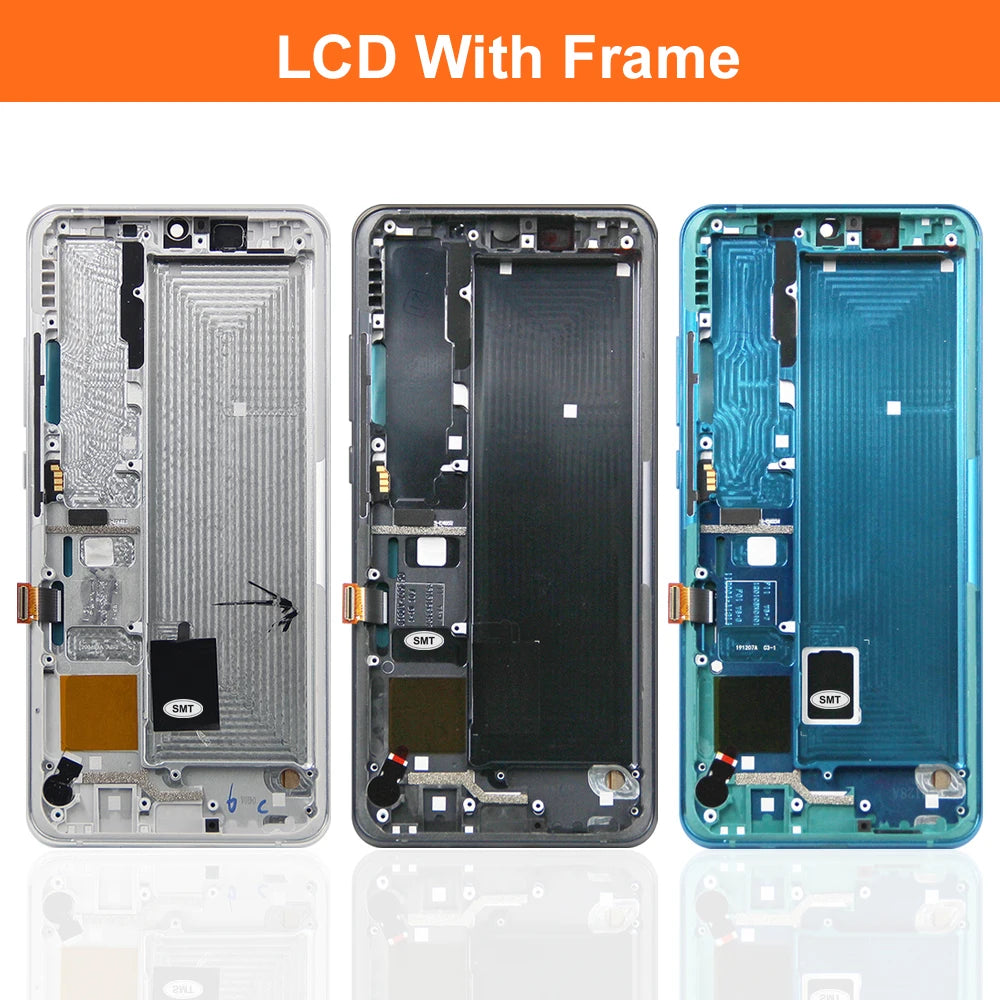 Screen for Xiaomi Mi CC9 Pro Lcd Display Touch Screen Digitizer Assembly with Frame for Xiaomi Mi Note 10 Pro / Note 10 Xiaomi phone repair parts