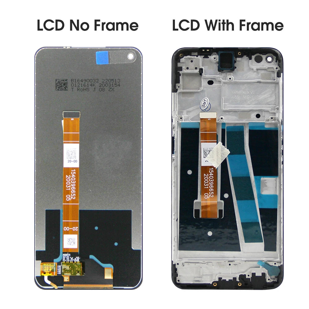 6.5" Display Screen for Oppo A92 CPH2059 Lcd Display Digital Touch Screen with Frame for Oppo A92 Screen Replacement OPPO phone repair parts
