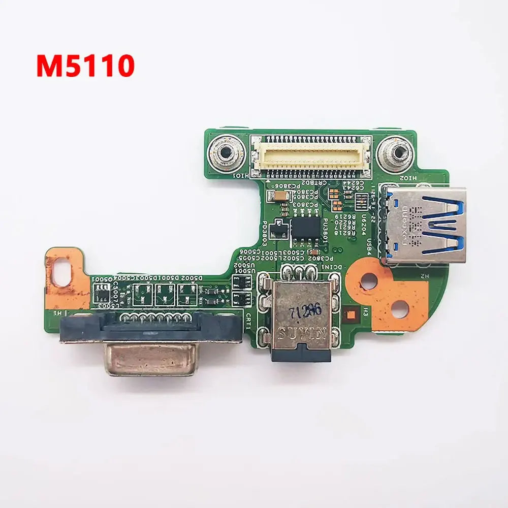 OEM for Dell Inspiron N5110 M5110 Laptop DC Power DC-IN Jack VGA USB RJ45 Audio Wireless Network Card Board Dell laptop repair parts
