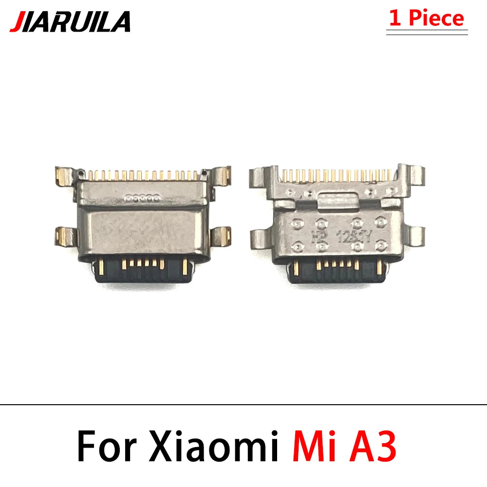 2Pcs, For Xiaomi Mi 8 9 Se 9T 10 10T 11 11T 12 Lite Pro Mi A1 A2 A3 USB Charging Port Connector Charge Jack Socket Dock Xiaomi  Xiao mi phone repair parts