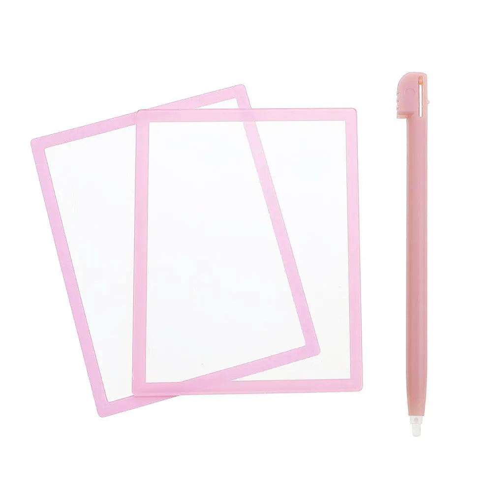 1Set Upper LCD Screen Lens + Lower Frame Plastic Cover+Stylus Pen Replacement For DS Lite For NDSL Game Console Game console repair parts
