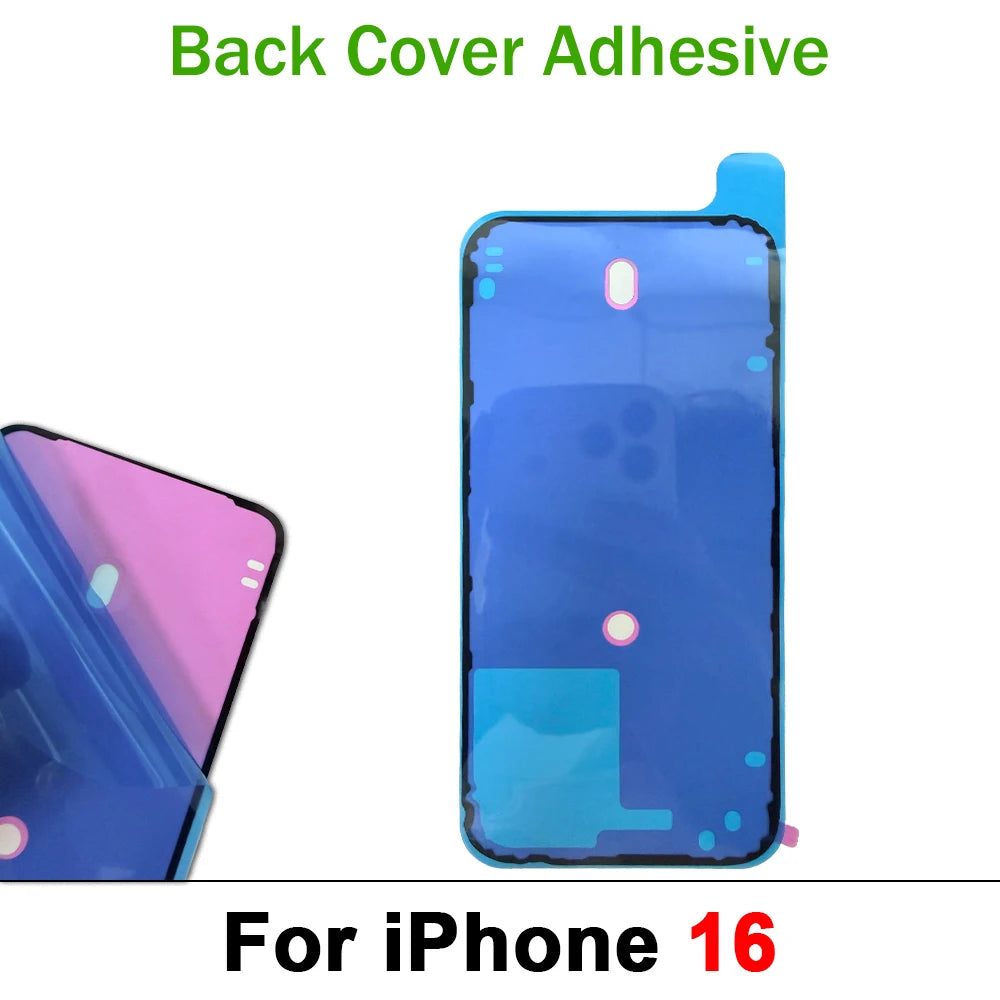 Back Cover Side Waterproof Seal Sticker For iPhone 15 16 17 Pro Max 15 Plus Air Front LCD Adhesive Seal Tape Glue Repair Sticker iPhone phone repair parts