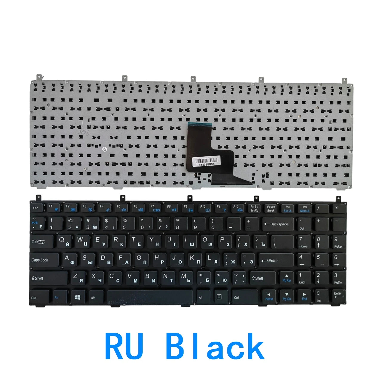 New US Russian Brazil Language  Keyboard For CLEVO K107 W150HN X8100 DNS C5500 W765K W76T Notebook PC Replacement Keyboard