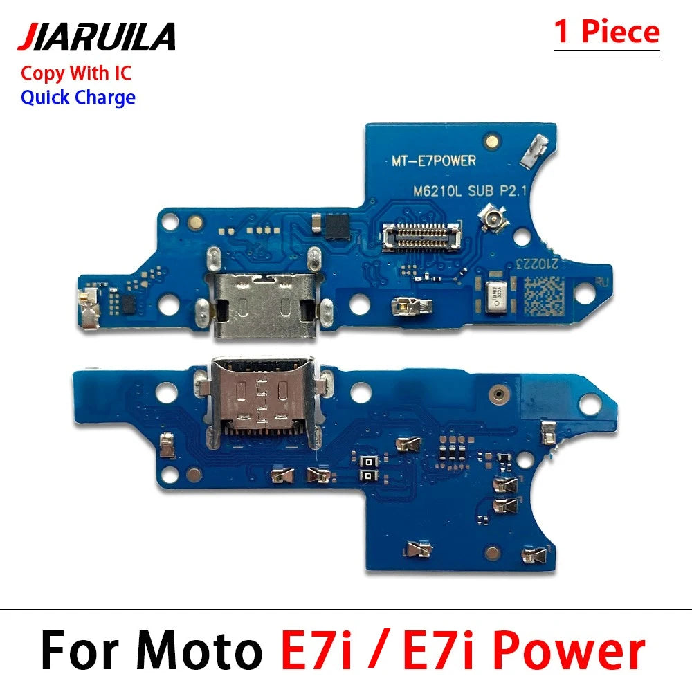 USB Charger Charging Dock Port Connector Flex Cable For Moto E5 E6 E6s E6i E7 E7i Plus Power Play go E20 E30 E40 E32 E22 E13 E14 Motorola phone repair parts