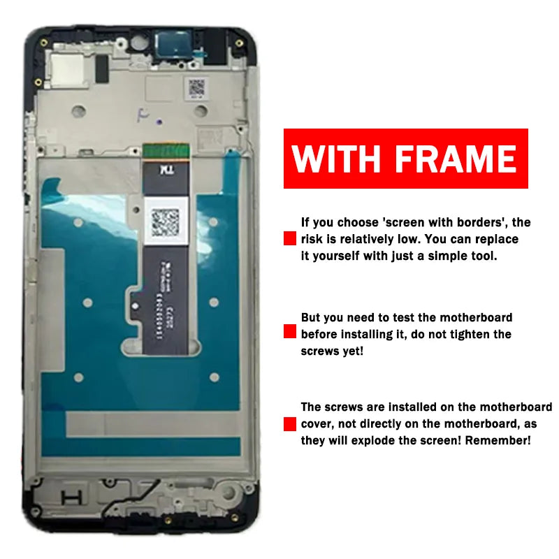 XT2535-1 XT2535-2 XT2535-3 XT2535-14 Premium Lcd For Motorola Moto G06 Display Touch Screen Digitizer Panel Assembly Motorola phone repair parts