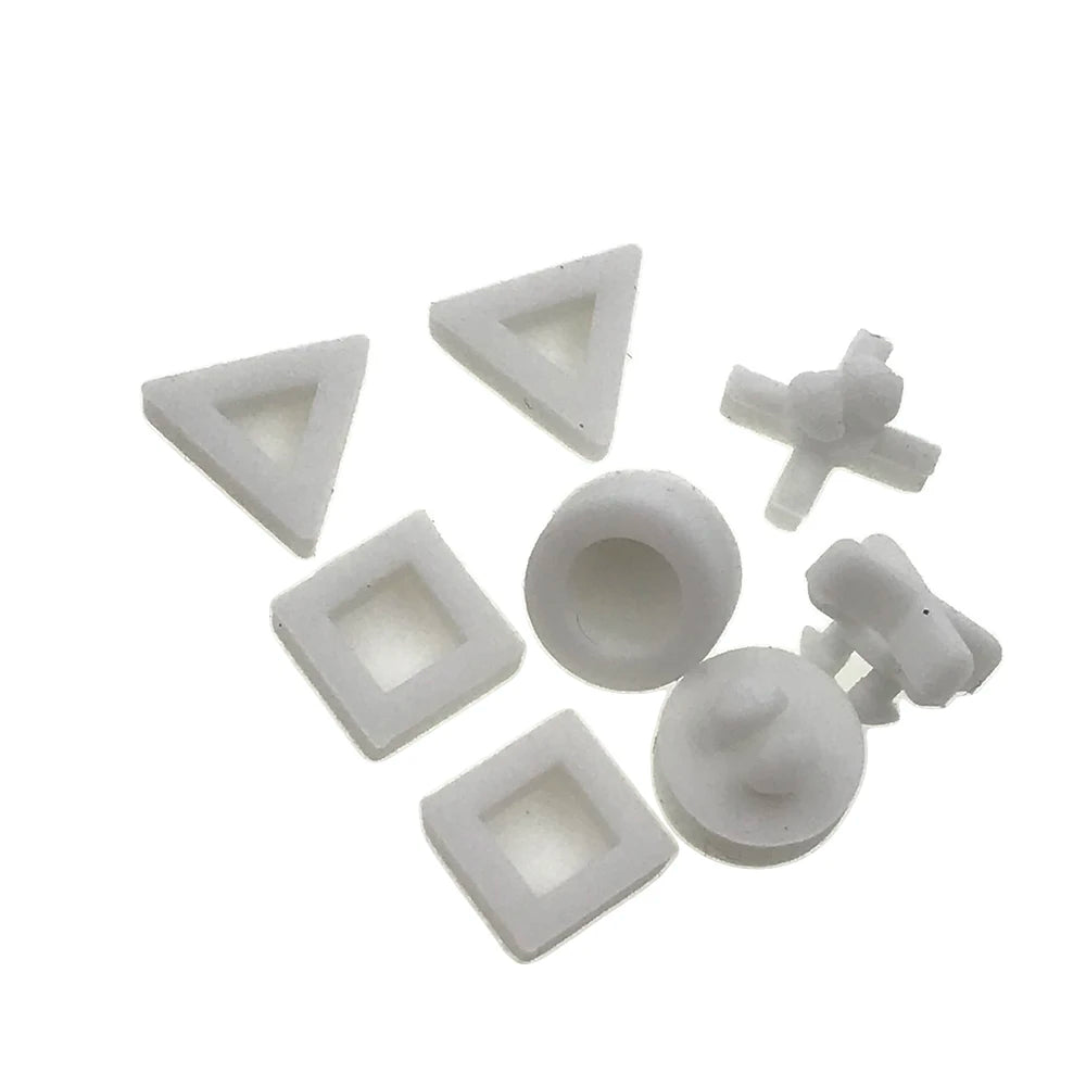 1-20set White Black Replacement Non Slip Silicon Feet Pads Bottom Cover For Sony PS4 Slim & Pro 10XX/1200 Rubber Feet Cover Game console repair parts