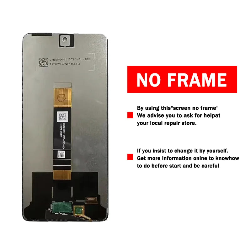 6.8“Tested For TCL 60 NxtPaper 4G T626K LCD Display Touch Screen Digitizer Assembly For TCL 60NxtPaper 4G T626K1 Display TCL phone repair parts