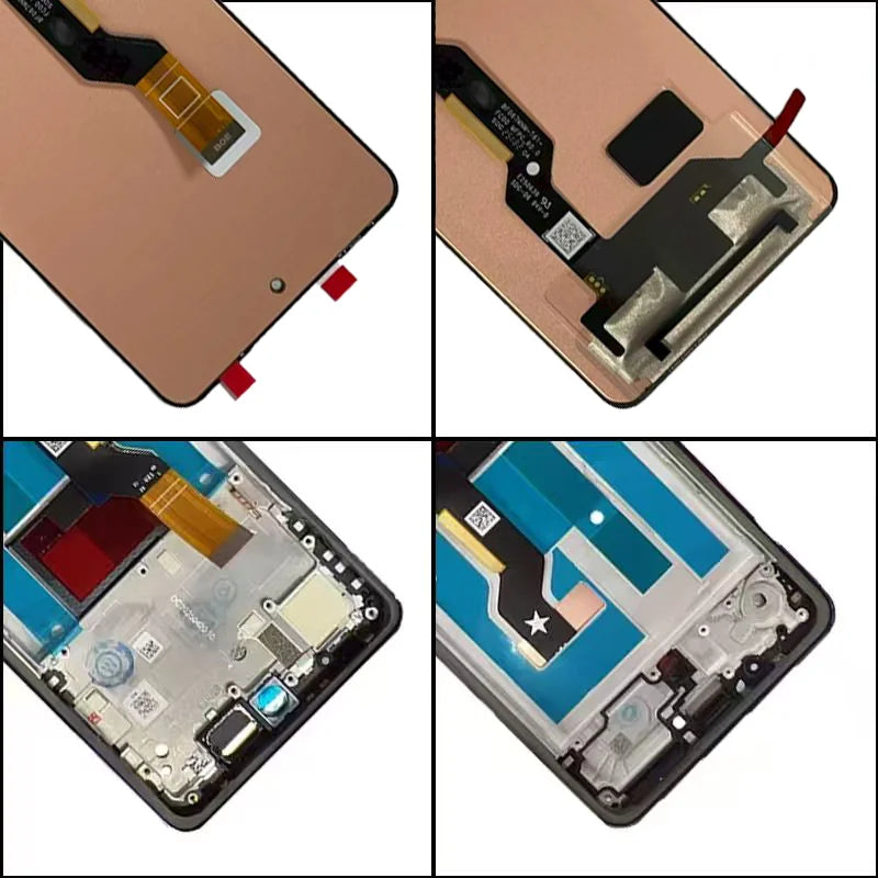 6.67"New For Motorola Moto G86 Power Display LCD Screen Touch Digitizer Assembly For Moto XT2527-7 LCD With Fingerprint Motorola phone repair parts