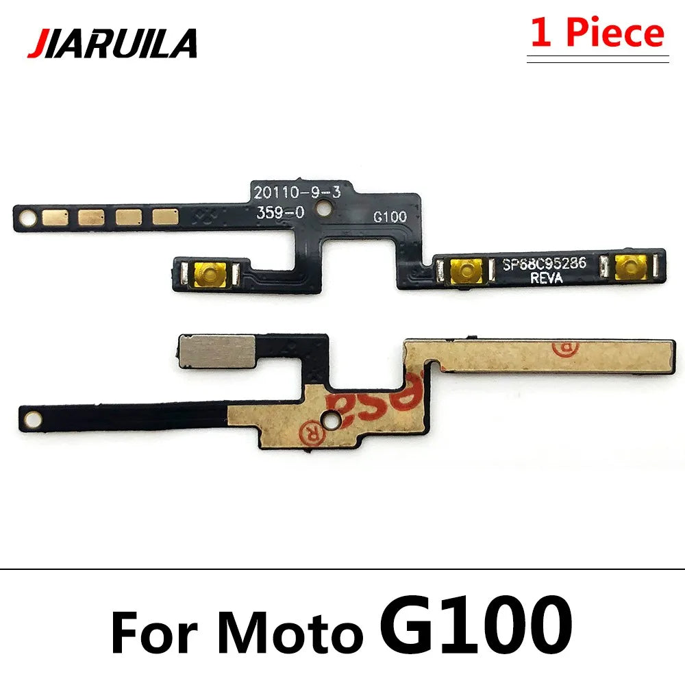 Power on off Volume Key Button Flex Cable For Motorola Moto G10 G20 G30 G100 G200 G50 G60 G60s G31 G51 G71 G22 G32 G52 G62 5G Motorola phone repair parts