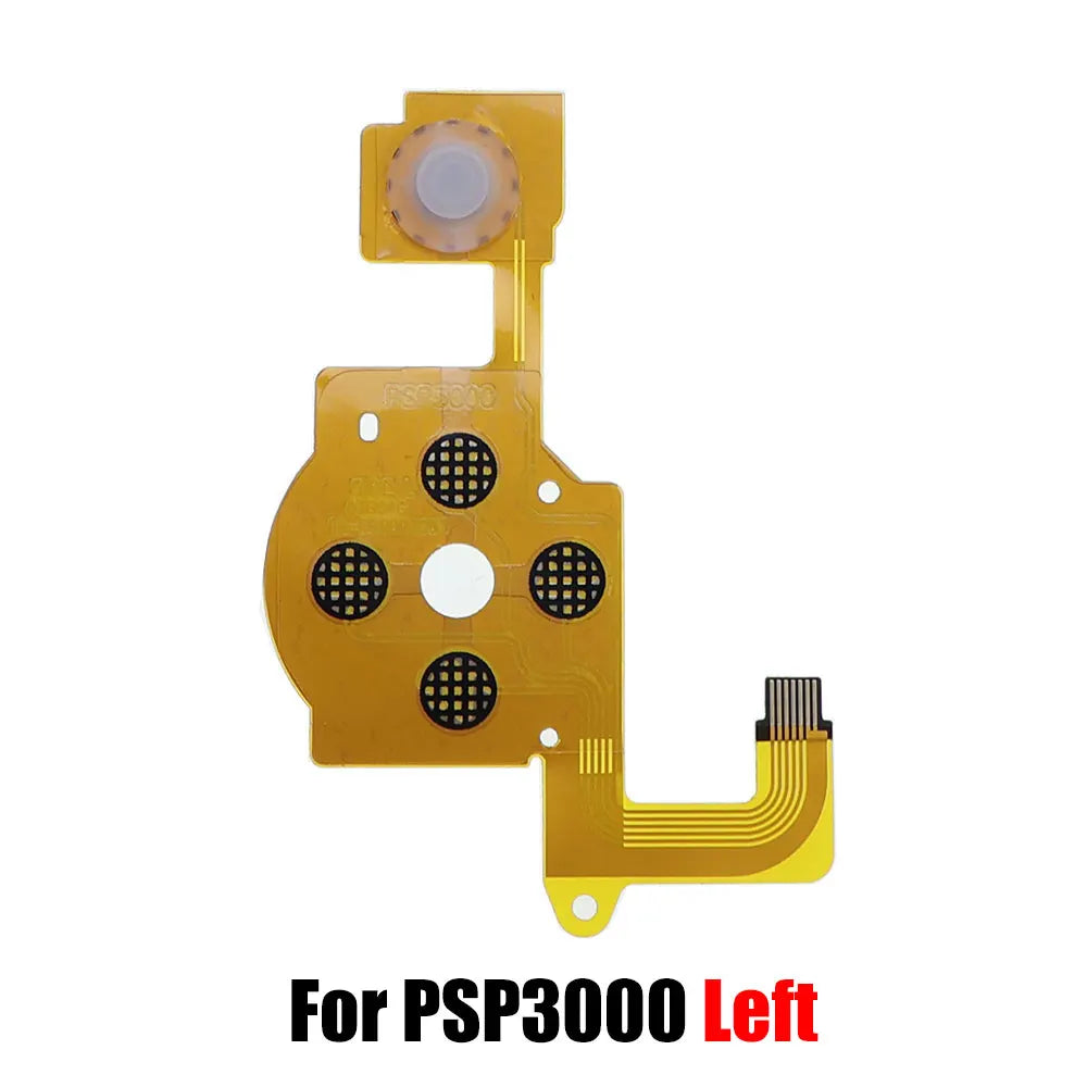 Replacement  L R Left Right Conductive Film Flex Cable Volume Button PCB Keypad Ribbon Cable For PSP 1000 2000 PSP3000 095 Game console repair parts