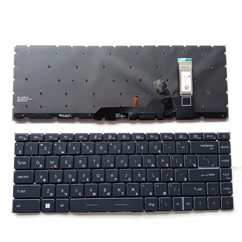 RU/US/SP/GR Keyboard For MSI Prestige 14 P14 Modern 14 15 GS66 GE66 GP66 P40 MS-14D3 MS-14D2 MS-14D1 With Per-Key RGB Backlight MSI laptop repair parts