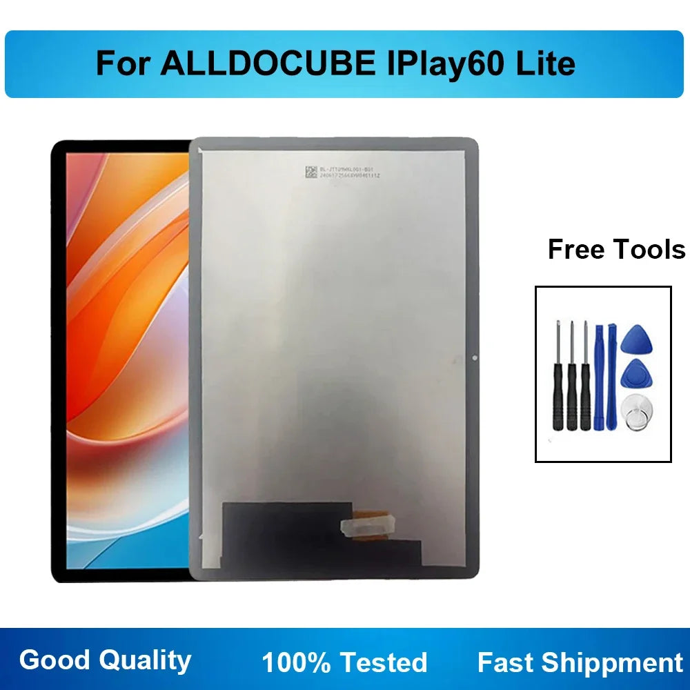 For Alldocube Iplay60 Lite LCD Display Panel with Touch Screen Digitizer Sensor Assmebly For Alldocube Iplay 60 Lite Tablet repair parts