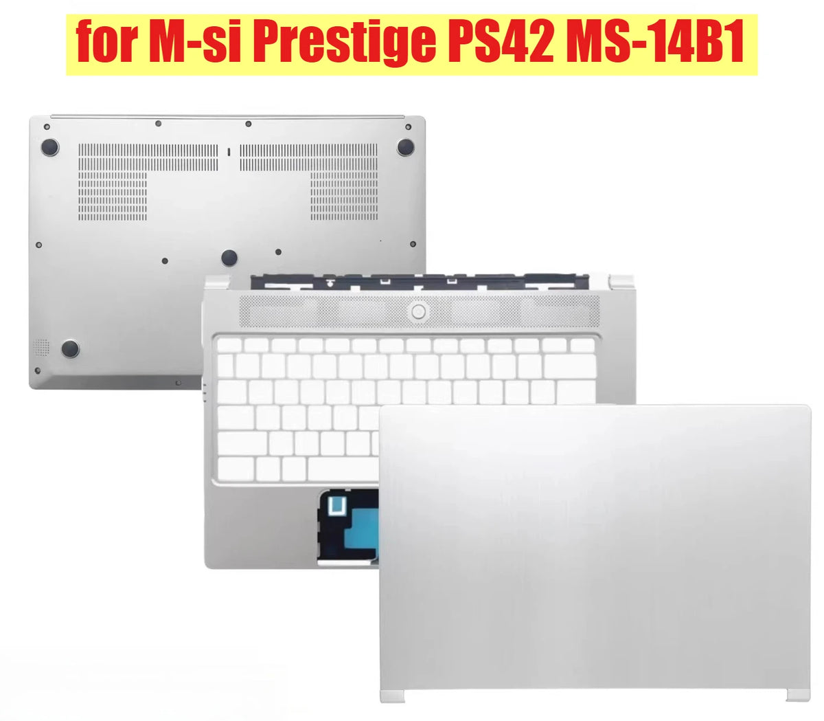 Cover case for MSI Prestige PS42 MS-14B1 Lcd back housing bezel frame upper palmrest topcase bottom hinge shell MSI laptop repair parts