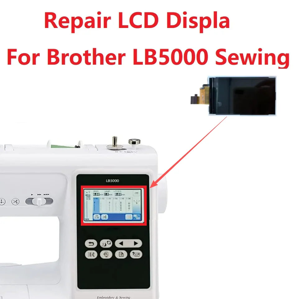 3.7" inch LCD For Brother LB5000 Sewing Display Screen Repair Other Brand tablet repair parts