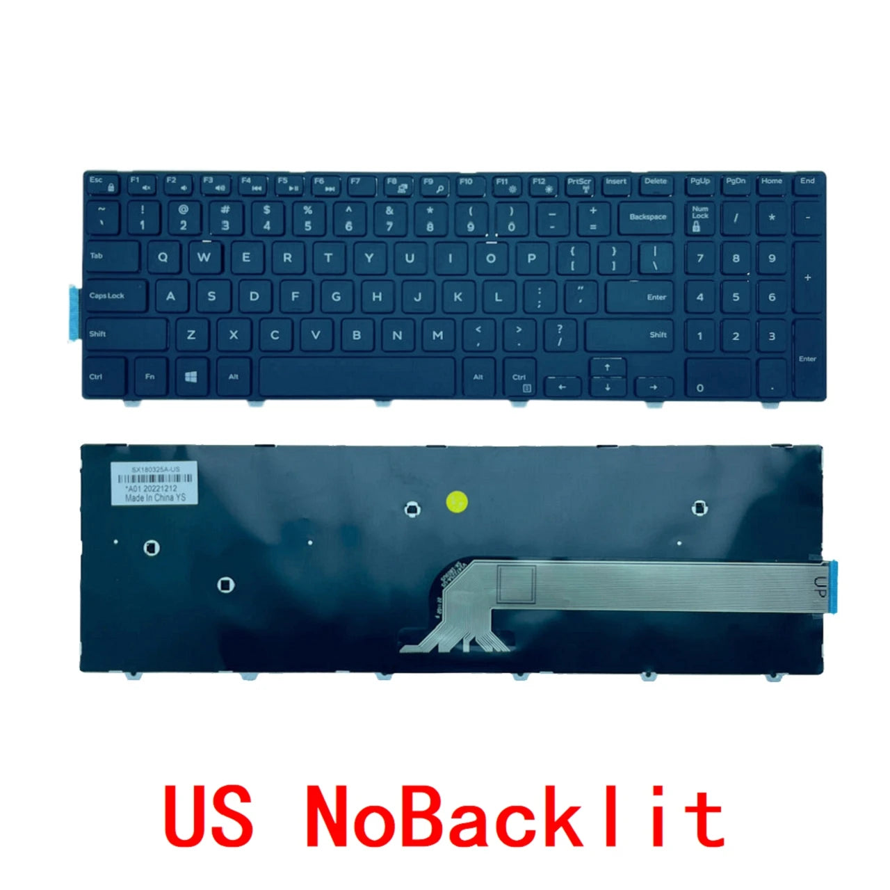 US RU SP AR BR Backlit Keyboard For Dell Inspiron 15 3000 5000 3541 3542 3543 5542 3550 5545 5547 3551 3552 3559 3565 3567 3551Dell laptop repair parts