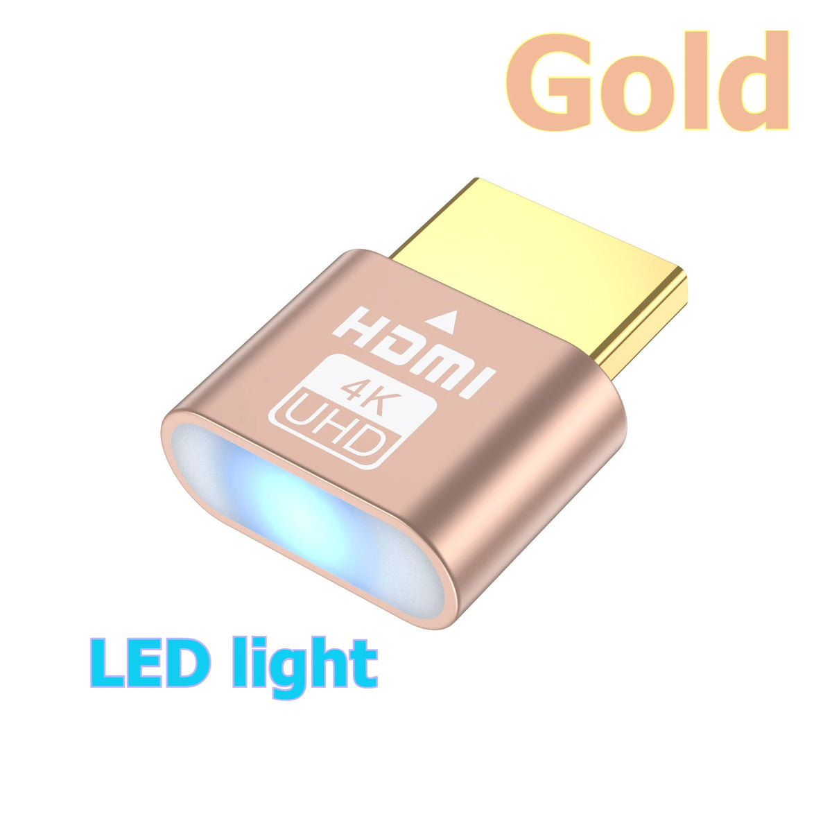 4K HDMI Dummy Plug Display Port EDID Emulator Plug Headless Adapter HDTV Virtual Display 4K DDC EDID For Bit-coin Mining Laptop Accessories