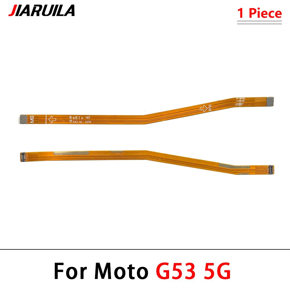 10Pcs, Main Motherboard Board Mainboard Flex Cable For Motorola Moto G14 G34 G54 G32 G42 G52 G62 G72 G82 G53 G73 G84 G85 5G Motorola phone repair parts