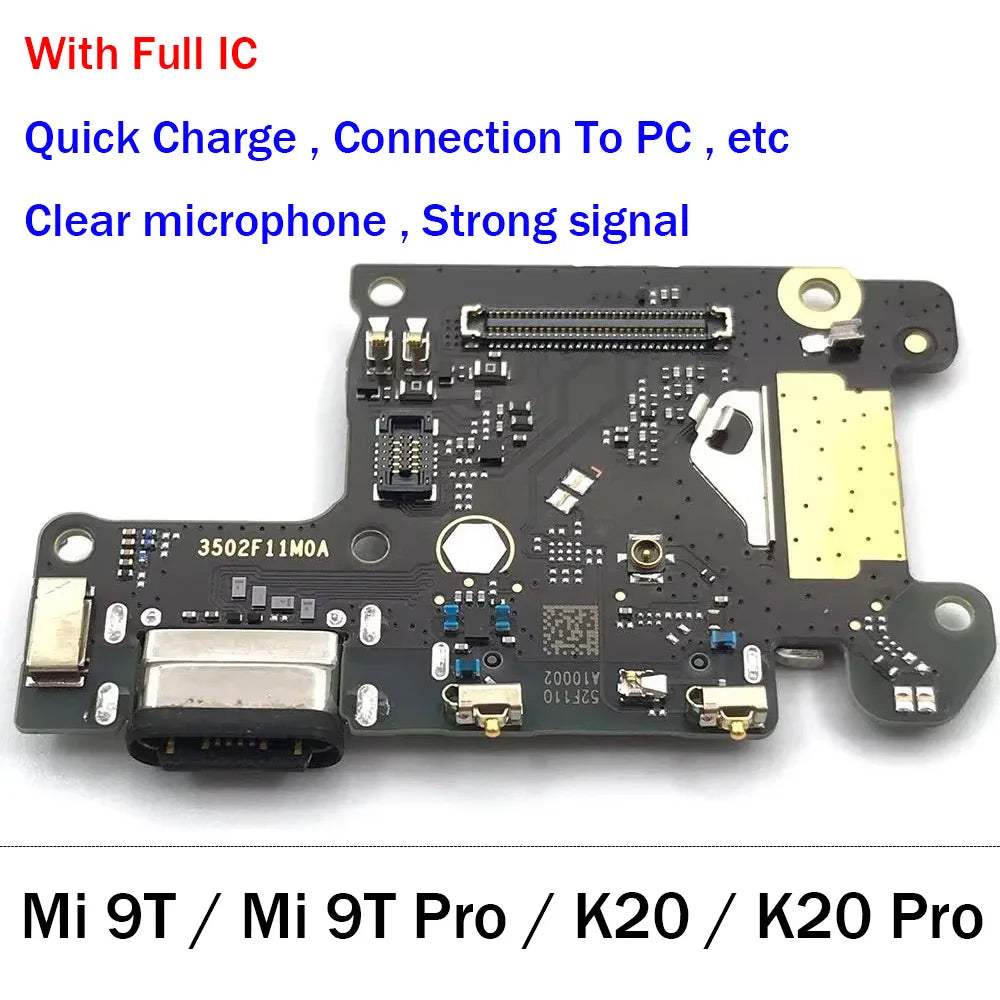 For Xiaomi Mi 9T Pro USB Micro Charger Charging Port Dock Connector Board Flex Cable For Redmi K20 / K20 Pro  Xiaomi  Xiao mi phone repair parts