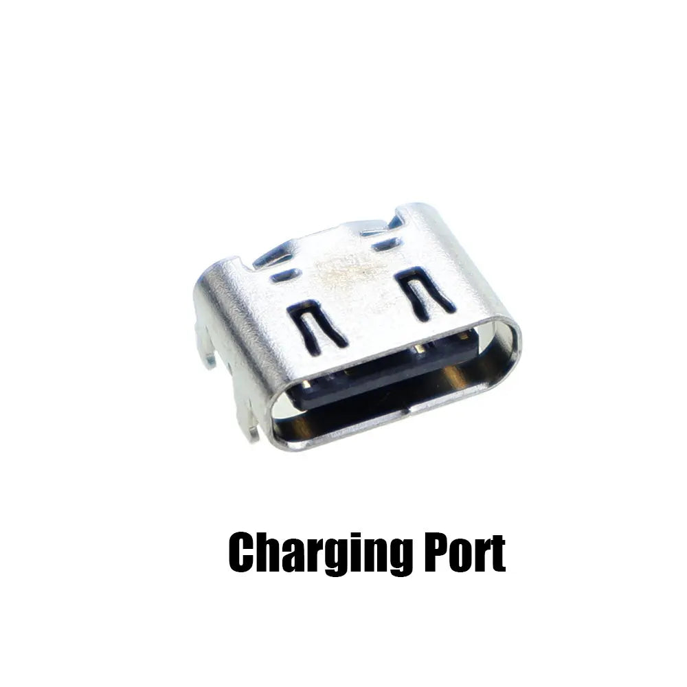 1pc Original Charging Port 3D Analog Joystick Earphone Jack Battery Contact Connector Clip MIC Socket Touch Button Repair Parts Game console repair parts