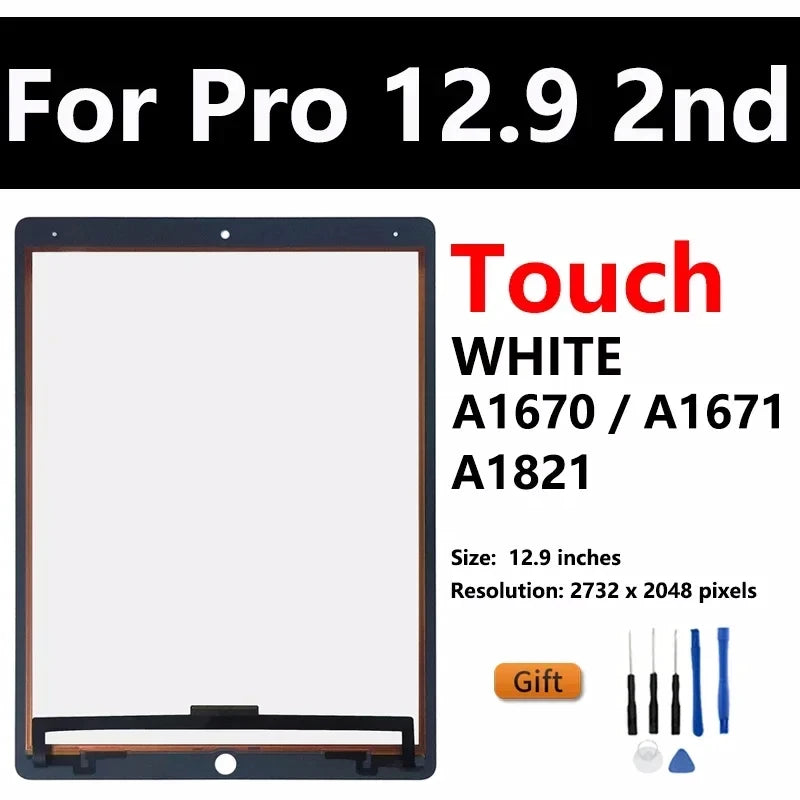 OEM LCD For Apple iPad Pro 12.9 2nd A1670 A1821 3rd A1983 4th A2232 A2069 5th A2462 6th A2437 Display Touch Screen Assembly  iPad repair parts