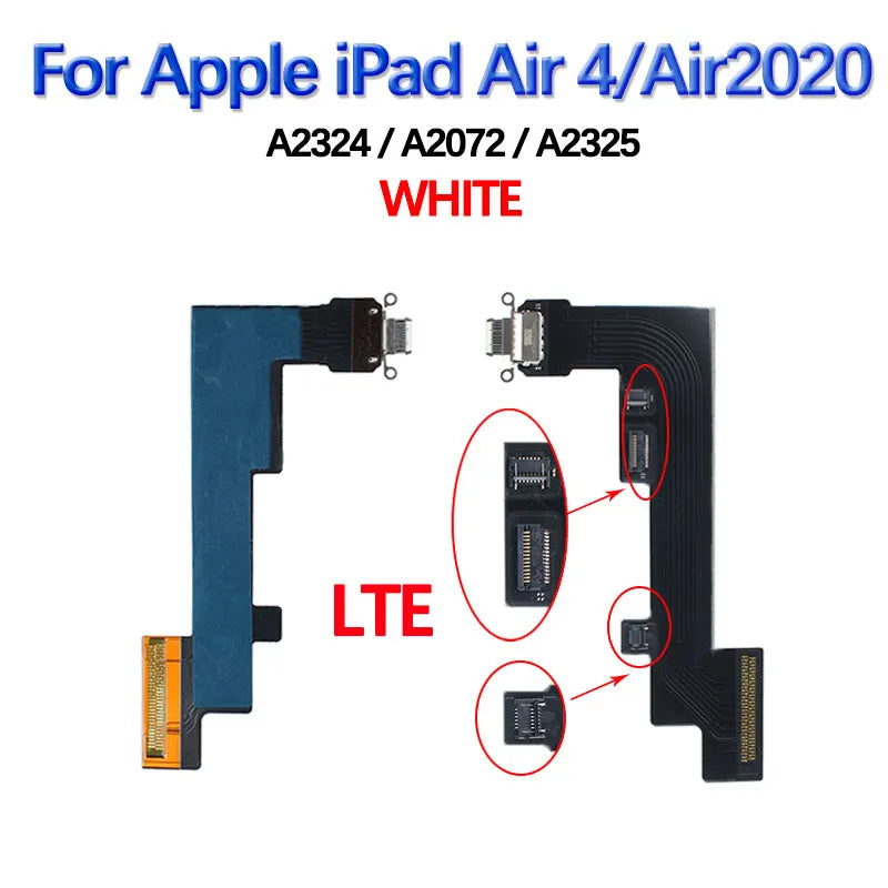 USB Charging Dock Port For Apple iPad Air 4 2020 A2324 Air 5(2022) A2589 Connector Charging Port Cable Charger Flex Board Module  iPad repair parts