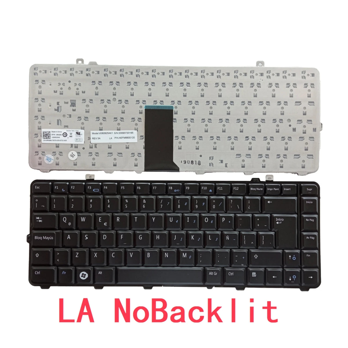 New US UI Russian Latin Brazil Laptop Backlit Keyboard For Dell Studio 1535 D1535 1531 1536 1537 1435 1555 PP39L PP24L 1557 1558Dell laptop repair parts