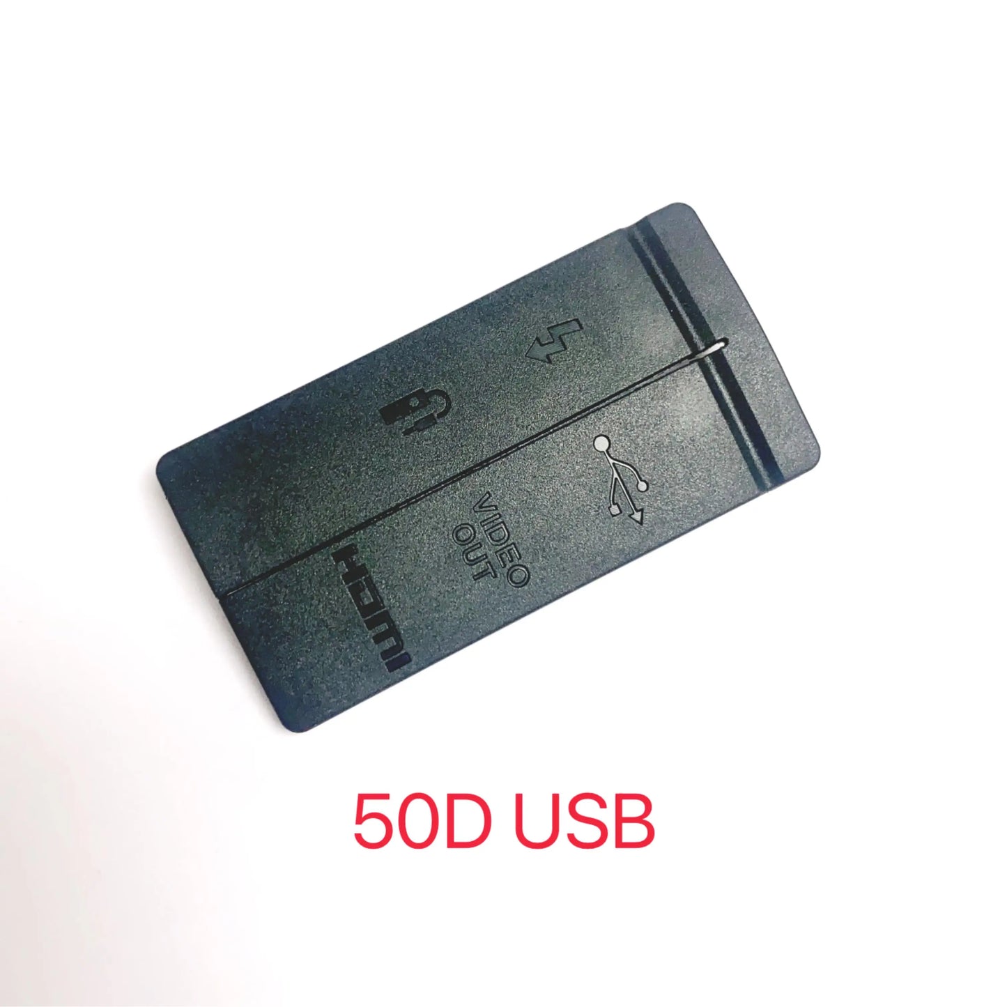 NEW USB/HDMI-compatible DC IN/VIDEO OUT Rubber Door Bottom For Canon EOS 50D Camera Repair Part Digital Camera repair parts