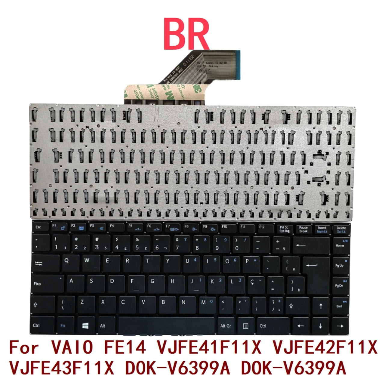 New Brazil Laptop Keyboard For Sony VAIO FE14 VJFE41F11X VJFE42F11X VJFE43F11X D0K-V6399A DOK-V6399A Notebook PC Replacement  SONY laptop repair parts