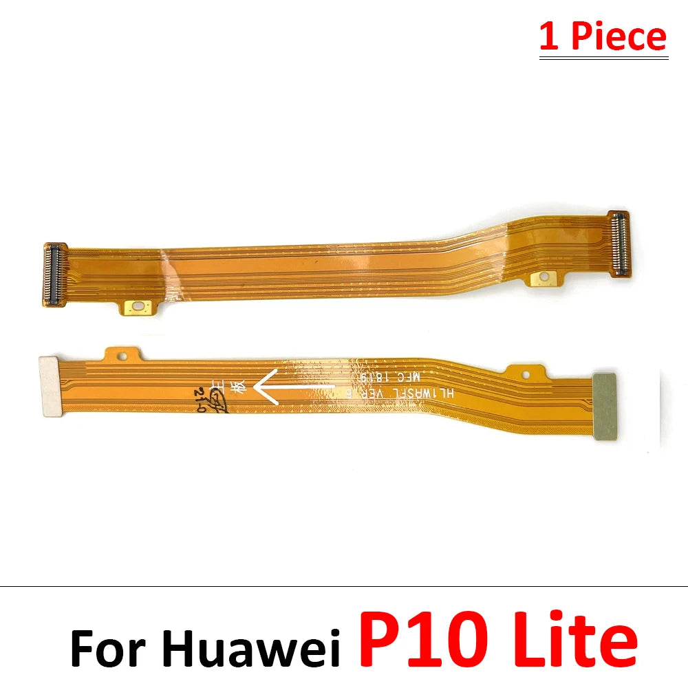 10Pcs, For Huawei P10 P20 P30 P40 P50 Lite Pro E P Smart 2018 2019 2020 Main Motherboard Flex Cable Replacement parts Huawei phone repair parts