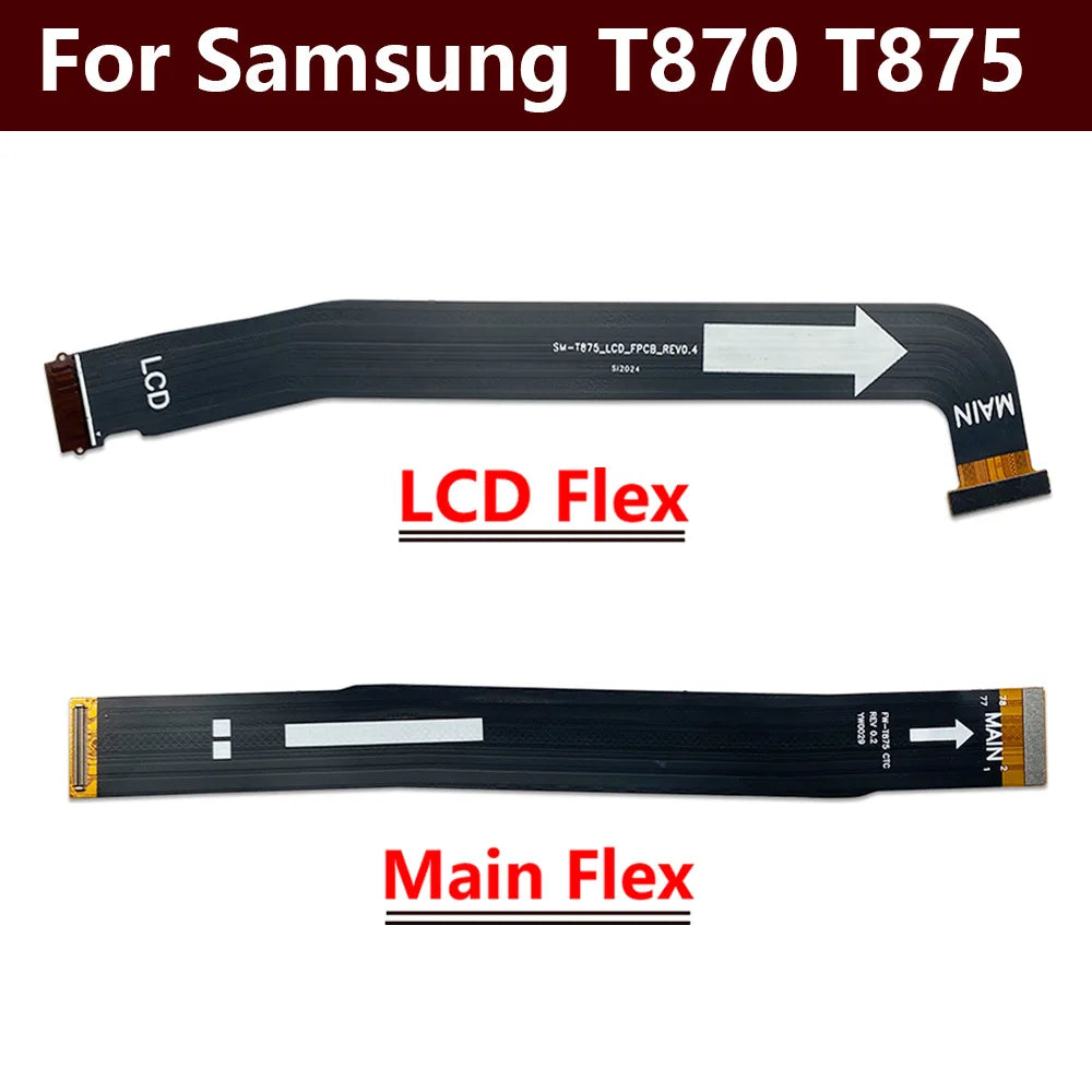 New For Samsung Tab S7 SM-T870 SM-T875 T870 T875 Main Board Motherboard Connector LCD Display Flex Cable Samsung phone repair parts