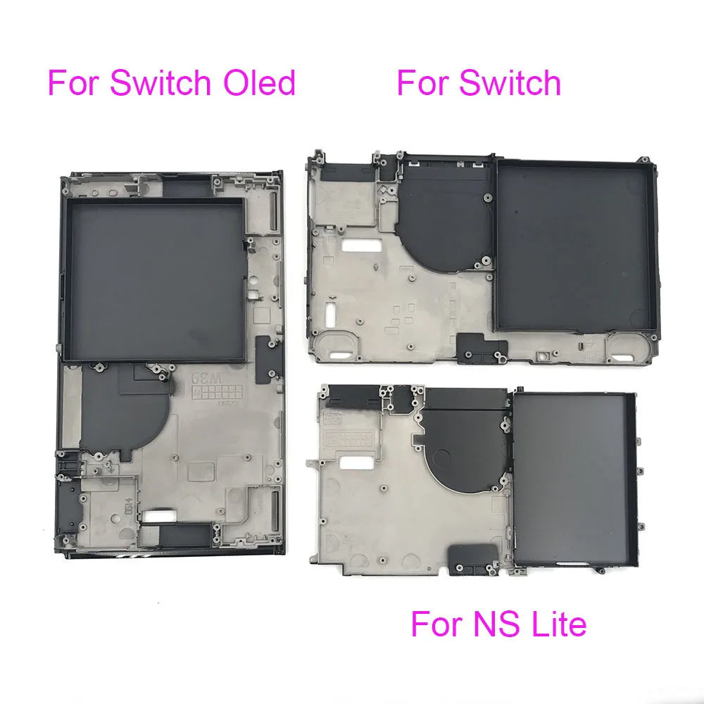 1PC Original Used For Nintendo Switch Oled NS Lite Game Console Front Frame Middle Metal Cover Replacement Part Game console repair parts
