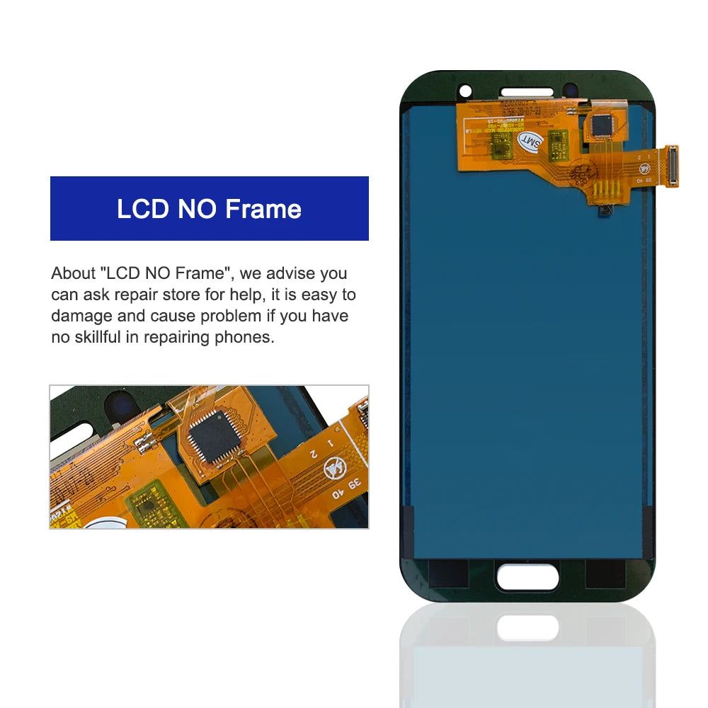 TFT A520 For Samsung Galaxy A5 2017 A520 A520F A520F/DS Lcd Display Touch Screen Digitizer Replacement Display Screen 100%Tested Samsung phone repair parts