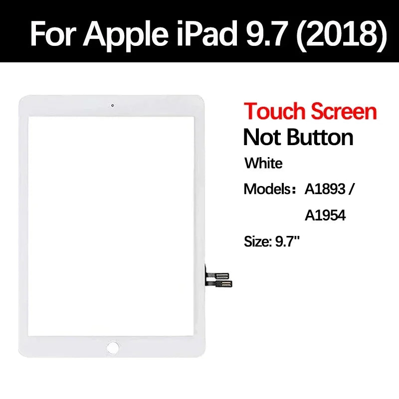LCD Touch Screen For Apple iPad 6 6th Gen A1954 A1893 iPad 9.7 2018 Assembly Digitizer Front Glass Display Panel Replacement  iPad repair parts