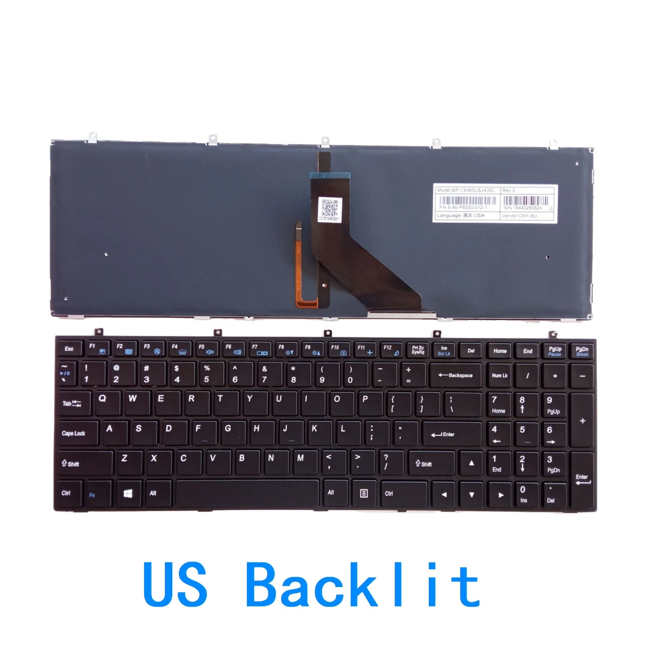 US RU Backlit Keyboard For CLEVO 35XET 37XET K590 K590S W350ET W350ETQ W350SKQ W350SS W350ST W355SS W35xST W370ET W370SK W370SS