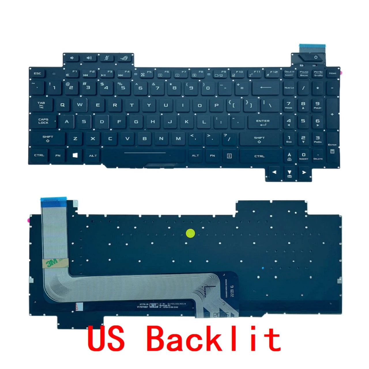 New US Russian Latin Backlit Keyboard For ASUS ROG Strix GL503 GL503VD GL503VM GL503GE GL503VS GL703 GL703VD GL703VM GL703GE ASUS laptop repair parts