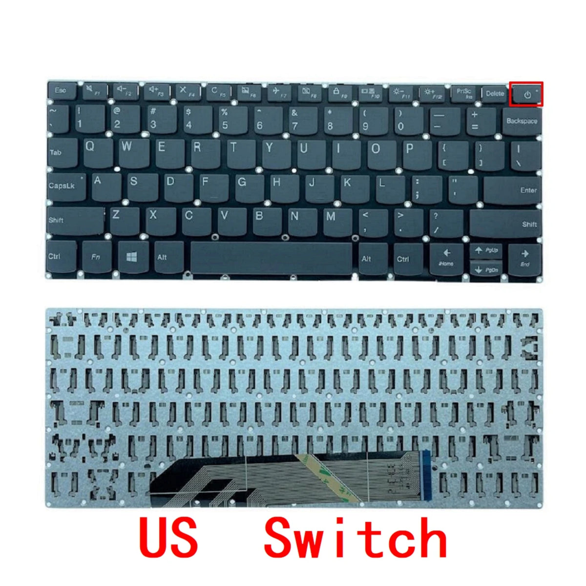 New US Russian Spanish Laptop Keyboard For Lenovo Ideapad 120S-11IAP 120S-11 120S S130-11IGM 330s-11 Notebook PC Replacement Lenovo laptop repair parts